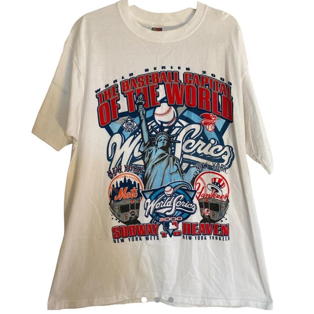 2000 MLB Yankees vs Mets Subway Series T-Shirt